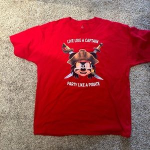 Disney party like a pirate tee size XXL